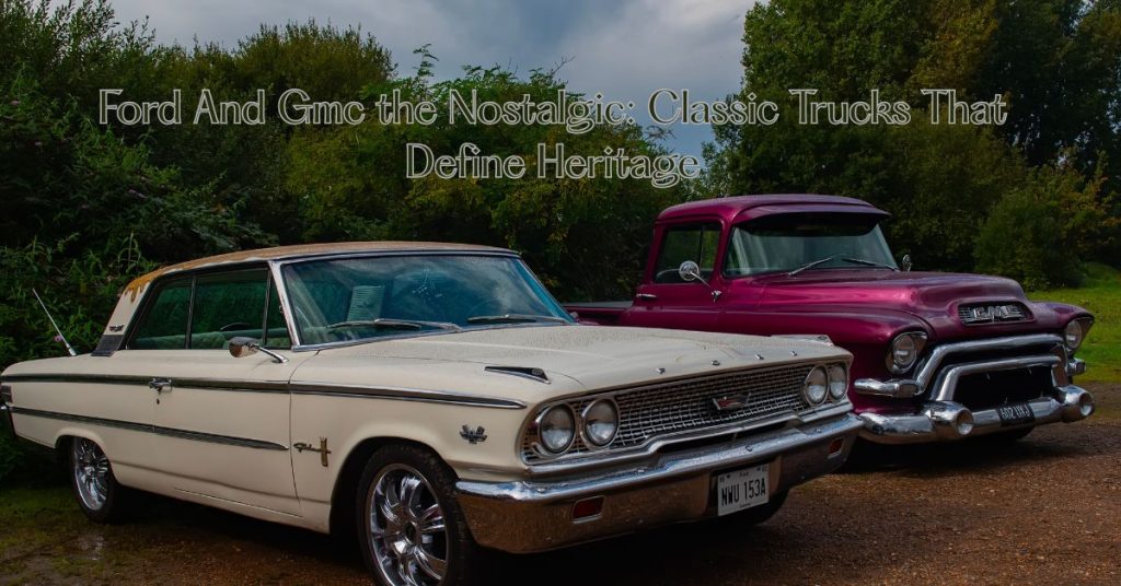 Ford And Gmc the Nostalgic: Classic Trucks That Define Heritage